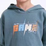 Casual Printed Hoodie for Boys Image