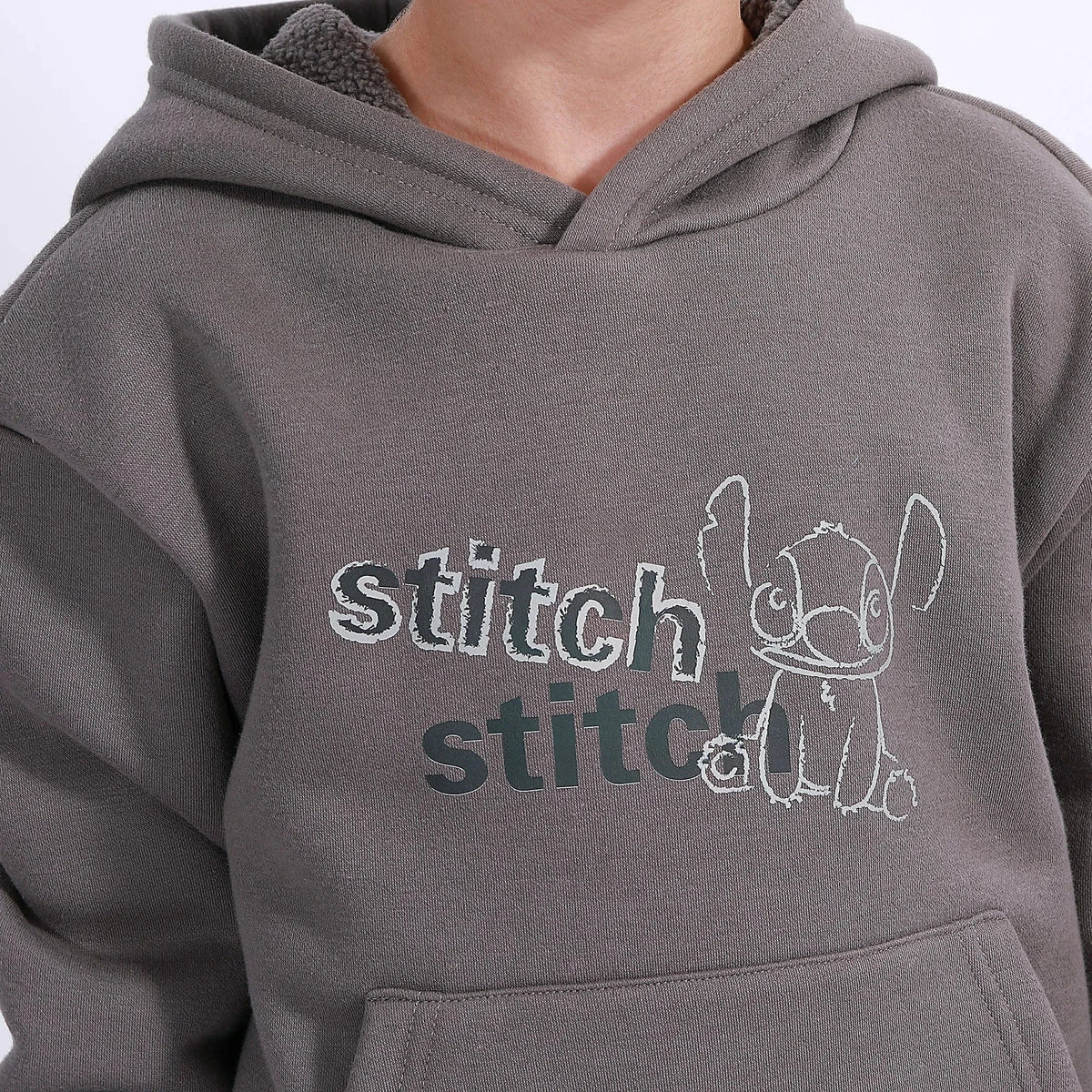 Casual Printed Hoodie for Boys Image