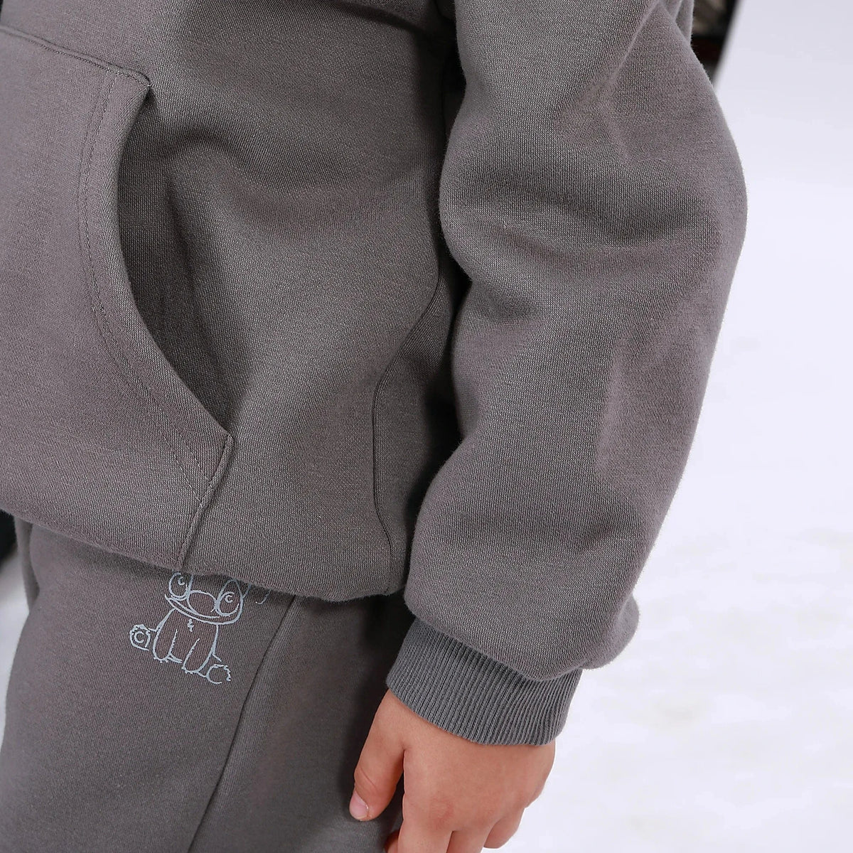 Casual Printed Hoodie for Boys Image