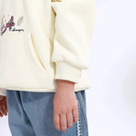 Casual Printed Hoodie for Girls Image