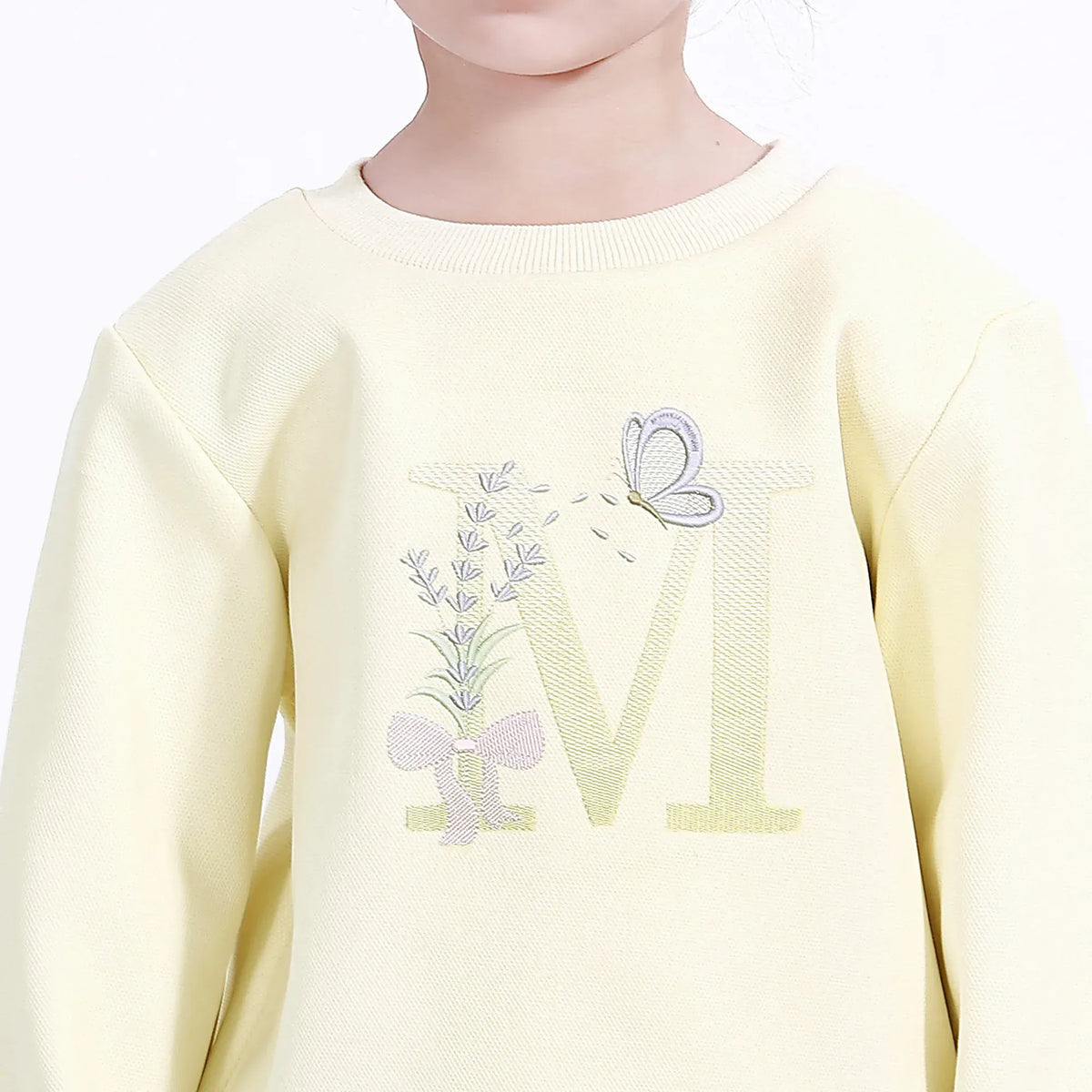 Casual Printed Sweatshirt for Girls Image