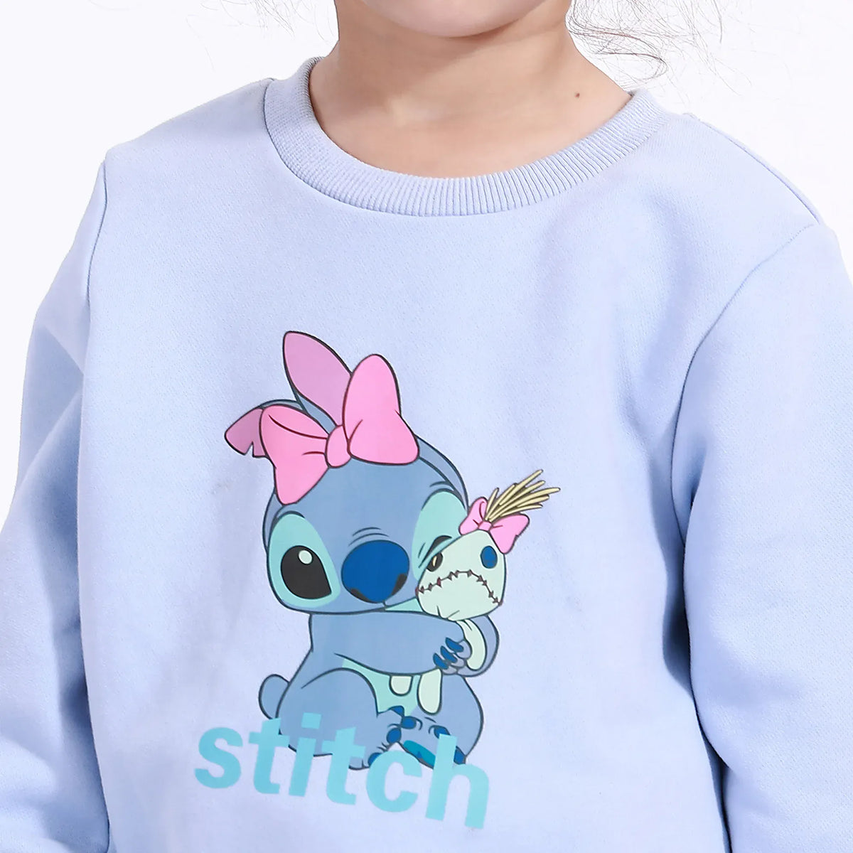 Casual Printed Sweatshirt for Girls Image