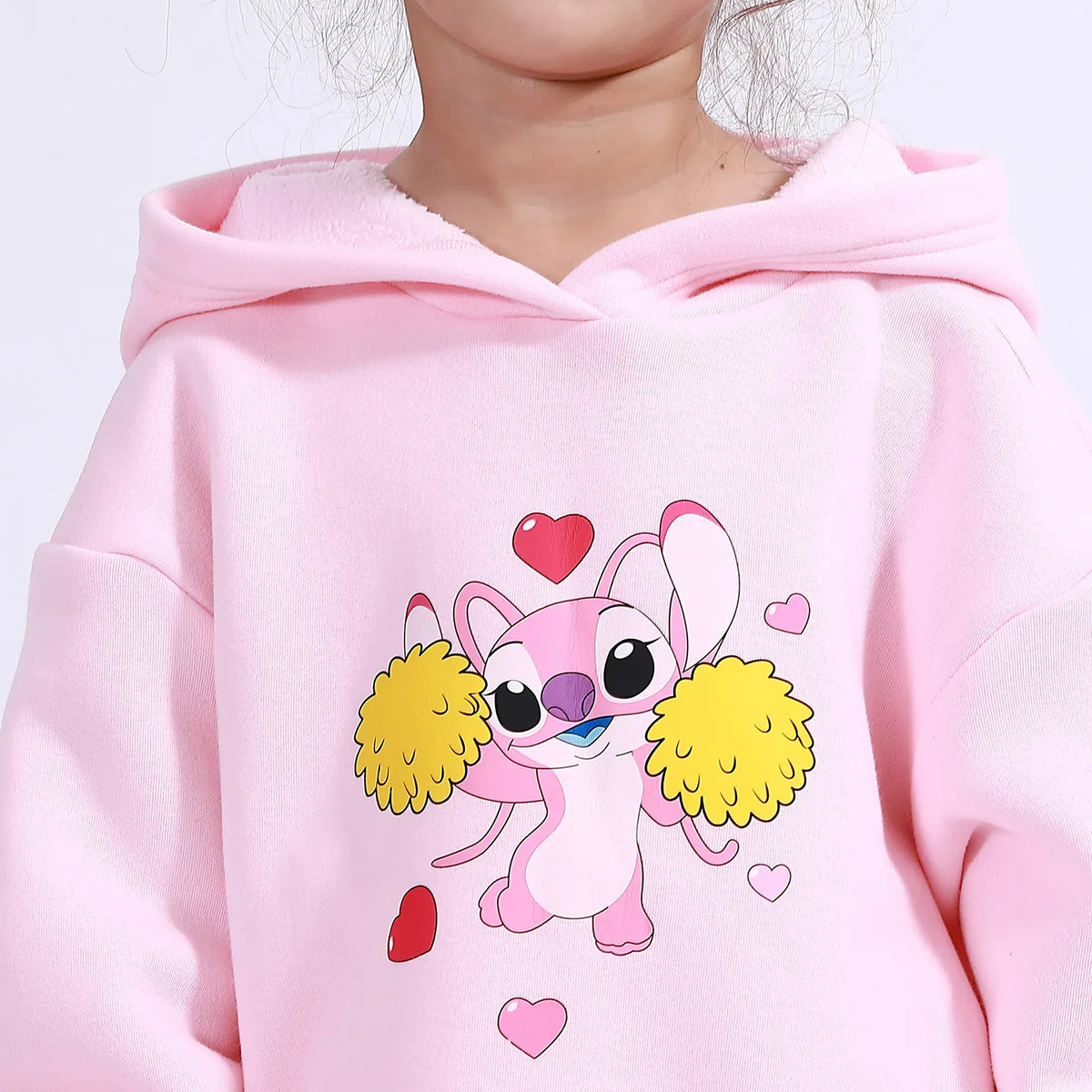 Casual Printed Hoodie for Girls Image