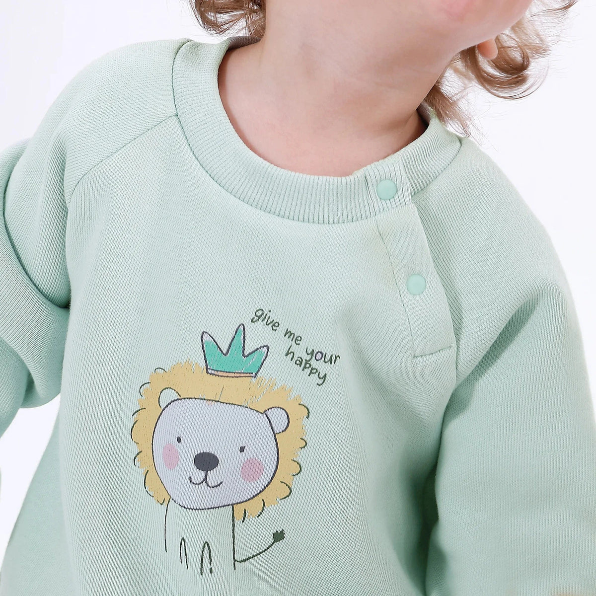Casual Printed Sweatshirt for Baby boy Image