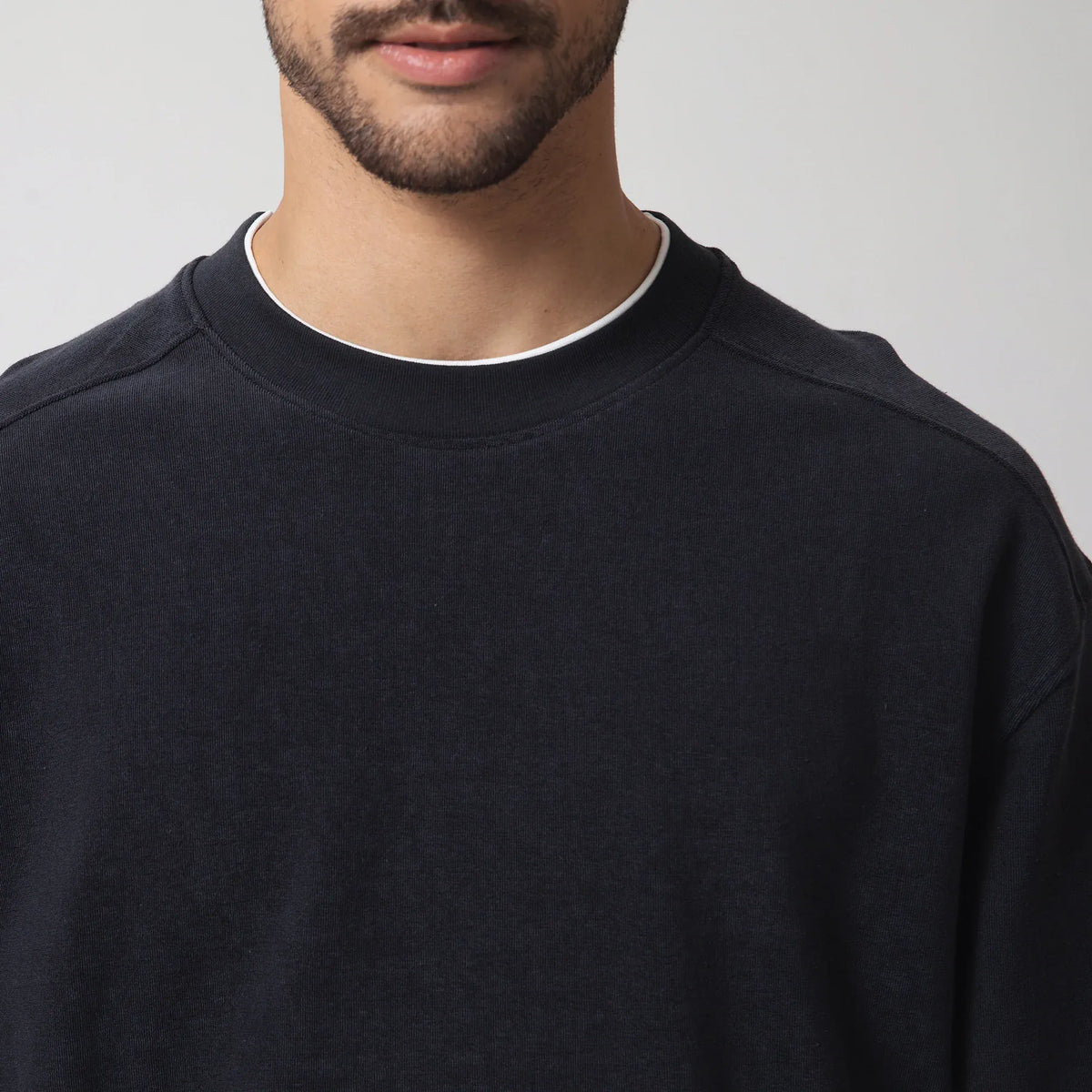 Casual Plain Sweatshirt for Men Image