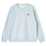 Embroidery Loose Drop-Shoulder Sweatshirt with Circular for Women Image