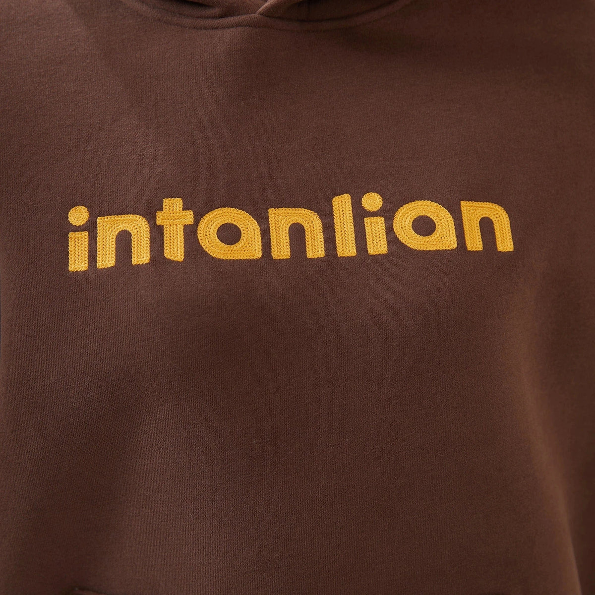 Embroidery Loose Drop-Shoulder Hoodie with With Hood for Women Image