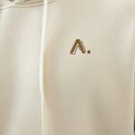 Embroidery Loose Drop-Shoulder Hoodie with With Hood for Men Image