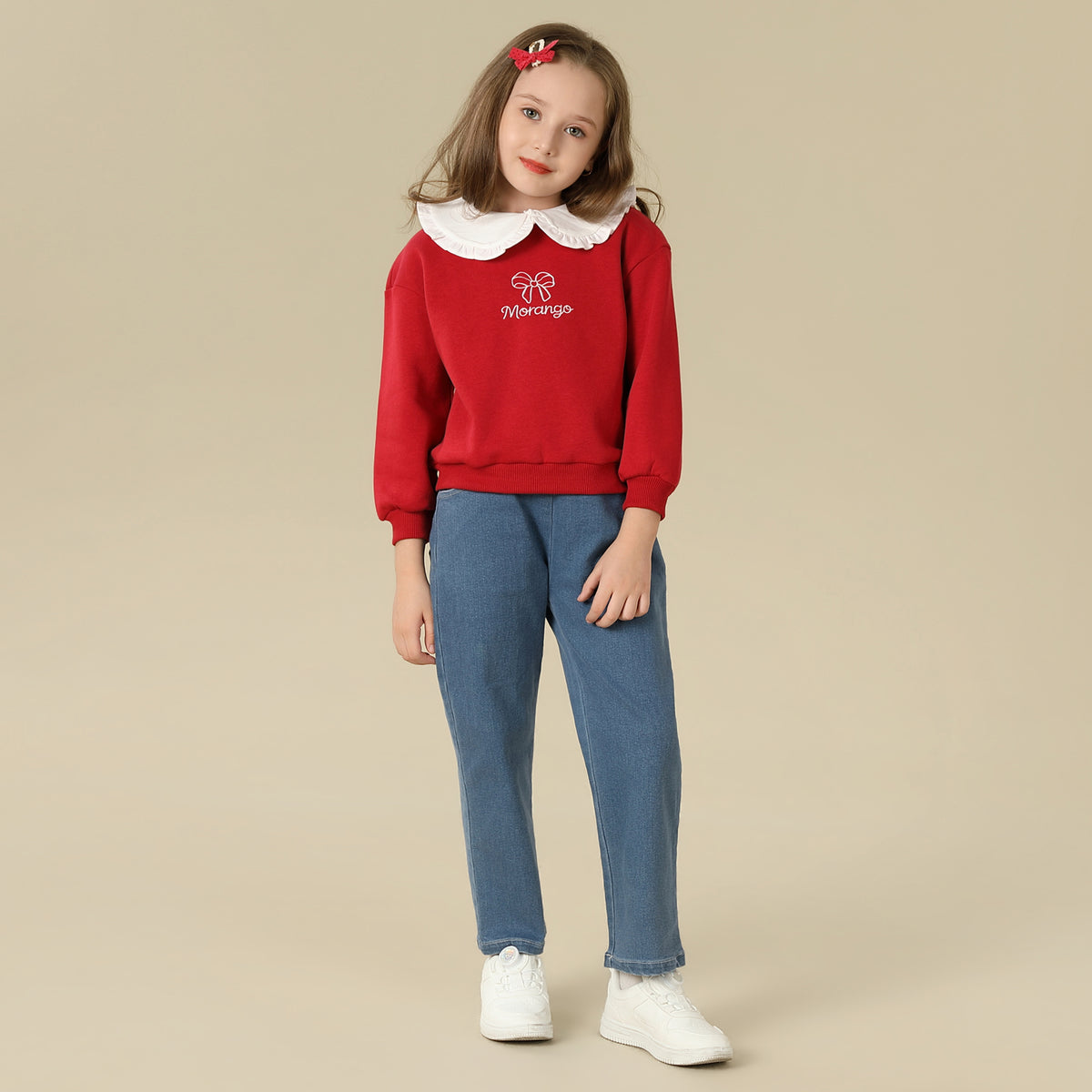 Embroidery Pullover For Girls