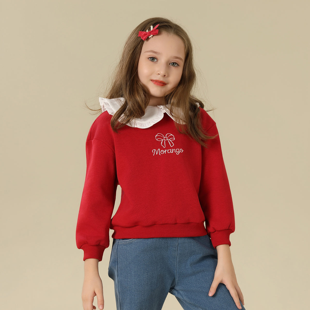 Embroidery Pullover For Girls