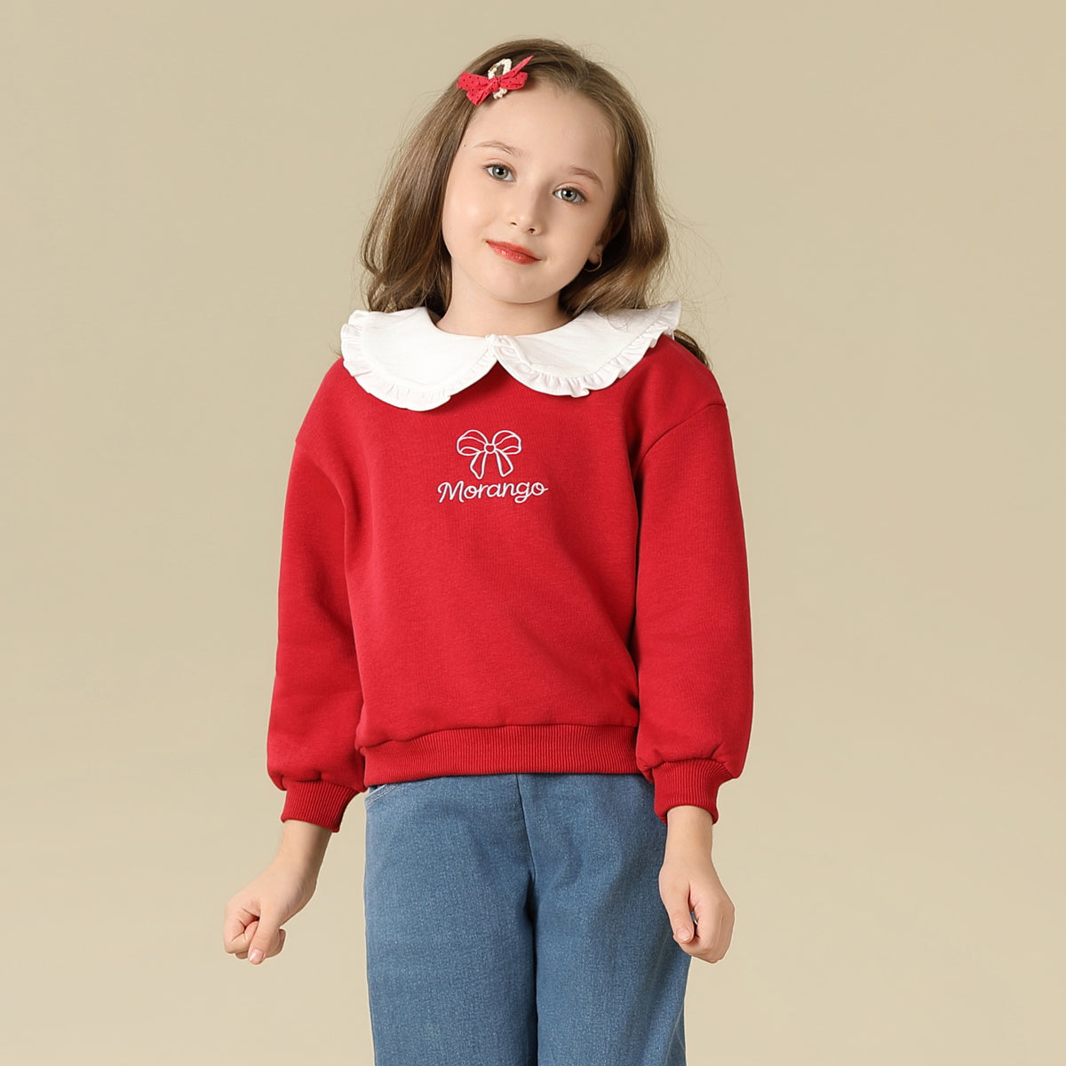 Embroidery Pullover For Girls