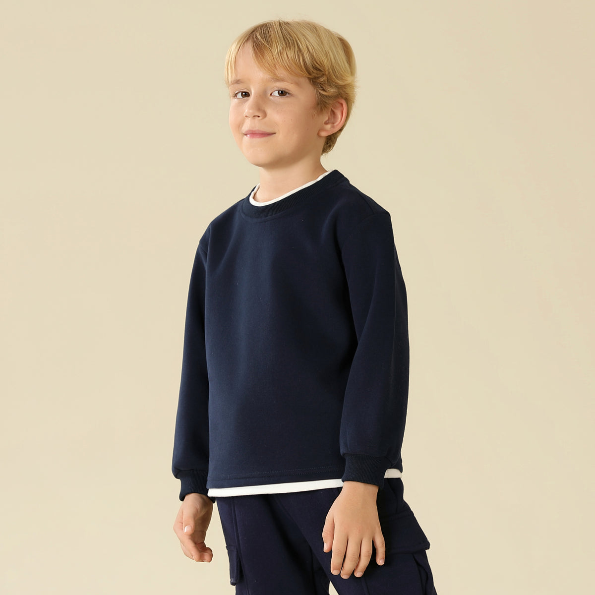 Plain Sweatshirt For Boys