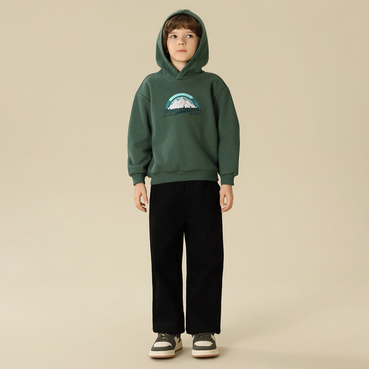 Embroidery Hoodie For Boys