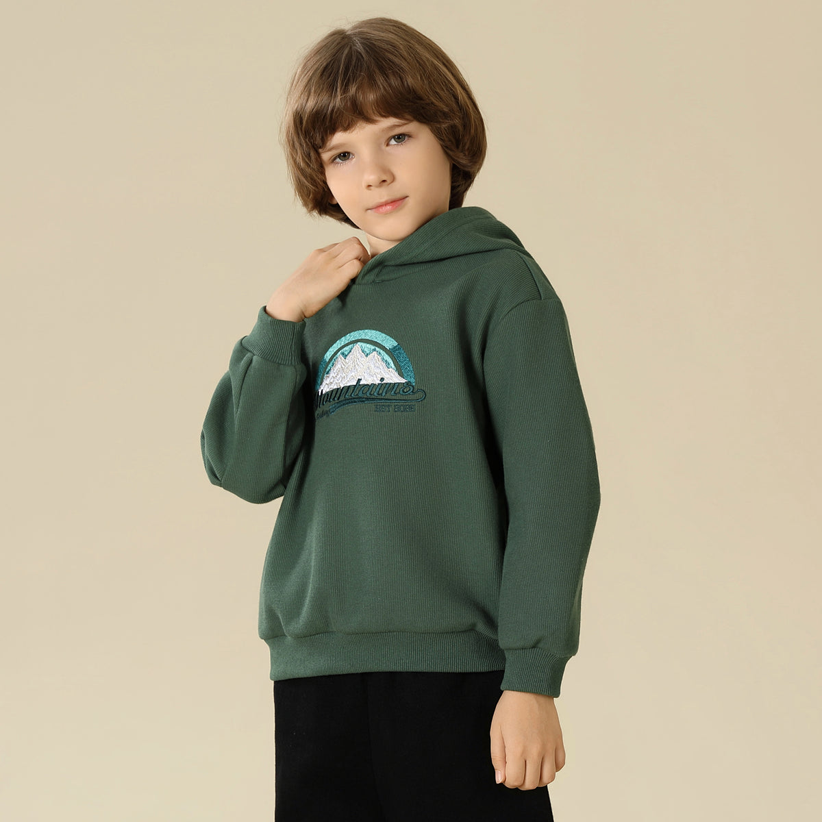 Embroidery Hoodie For Boys