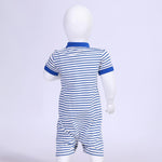 Striped Romper for Baby Boy Image