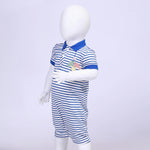 Striped Romper for Baby Boy Image