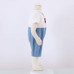 Color-Blocked Classic Romper for Baby Boy Image