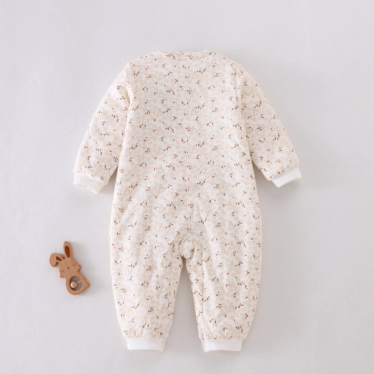 Floral Pajamas Romper for Baby girl Image