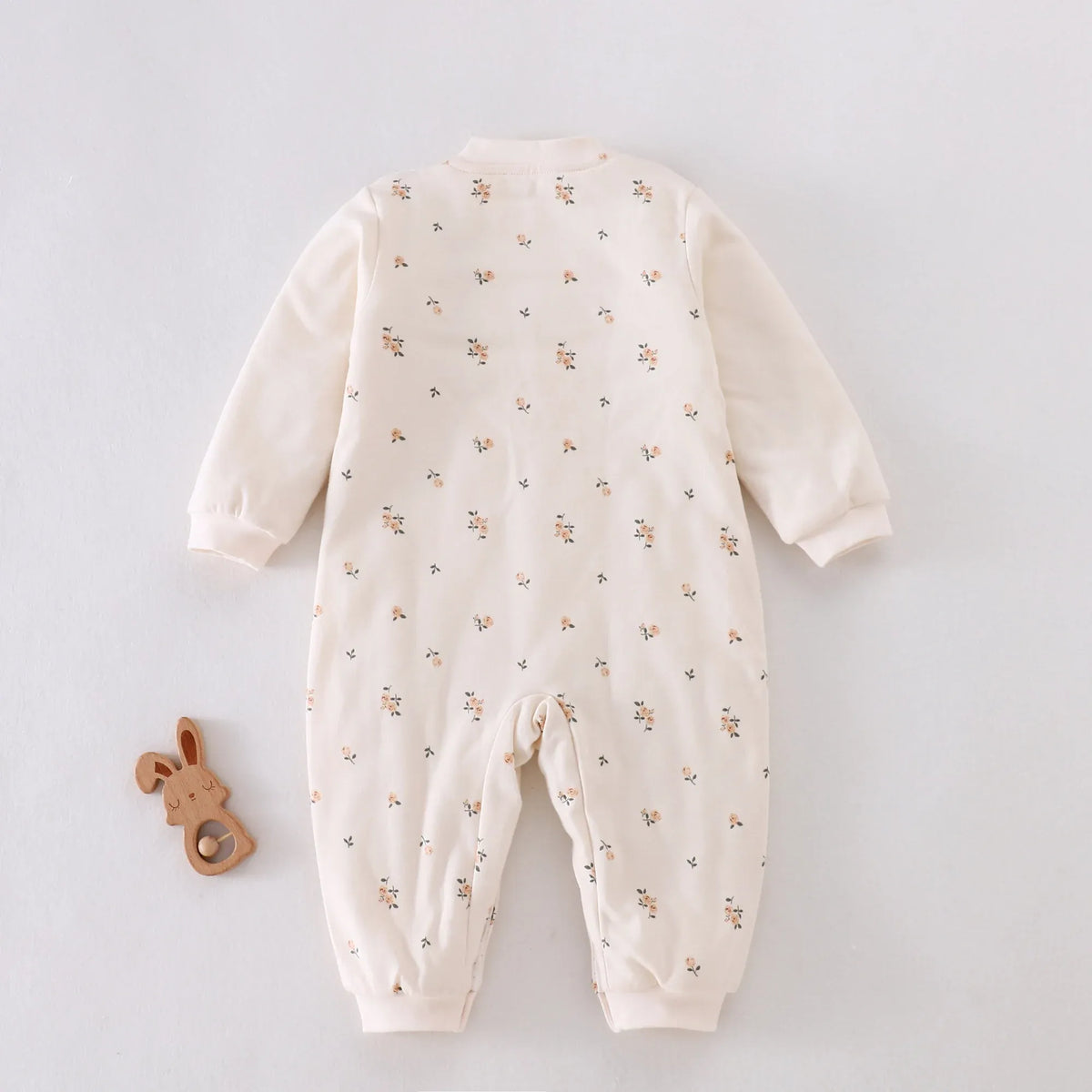 Floral Pajamas Romper for Baby girl Image