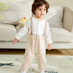 Color-Blocked Basic Romper For Baby boy Image