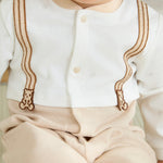 Color-Blocked Basic Romper For Baby boy Image