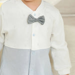 Color-Blocked Basic Romper For Baby boy Image