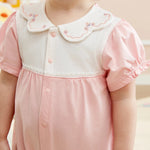 Floral Basic Romper For Baby girl Image