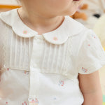 Floral Basic Romper For Baby girl Image