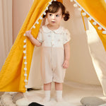 Floral Basic Romper For Baby girl Image