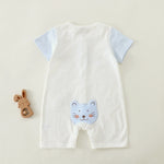 Printed Pajama Romper For Baby boy Image