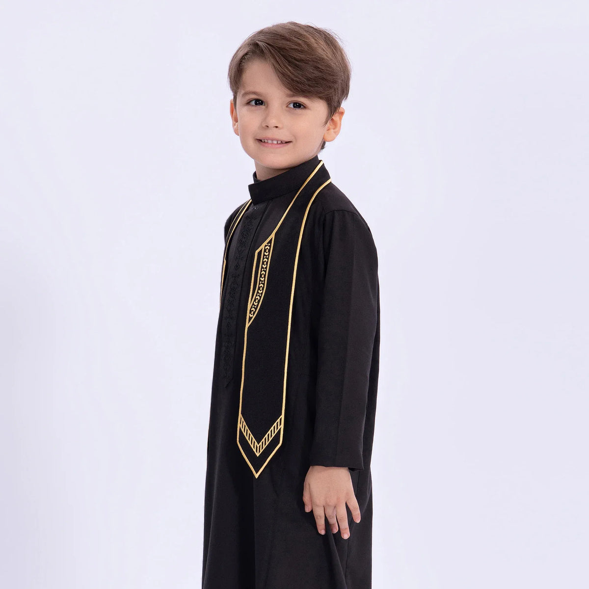 Embroidery Casual Scarf for Kids Image