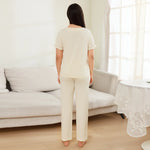 Embroidery Pajama Set 2Pc for Women Image