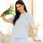 Floral Pajama Set 2Pc for Women Image