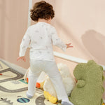 Printed T.Shirt and Checked Pants Pajama For Baby boy Image