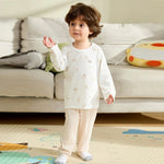 Printed T.Shirt and Checked Pants Pajama For Baby boy Image