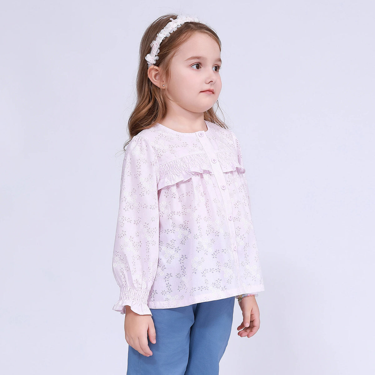 Floral Shirt for Girls Image