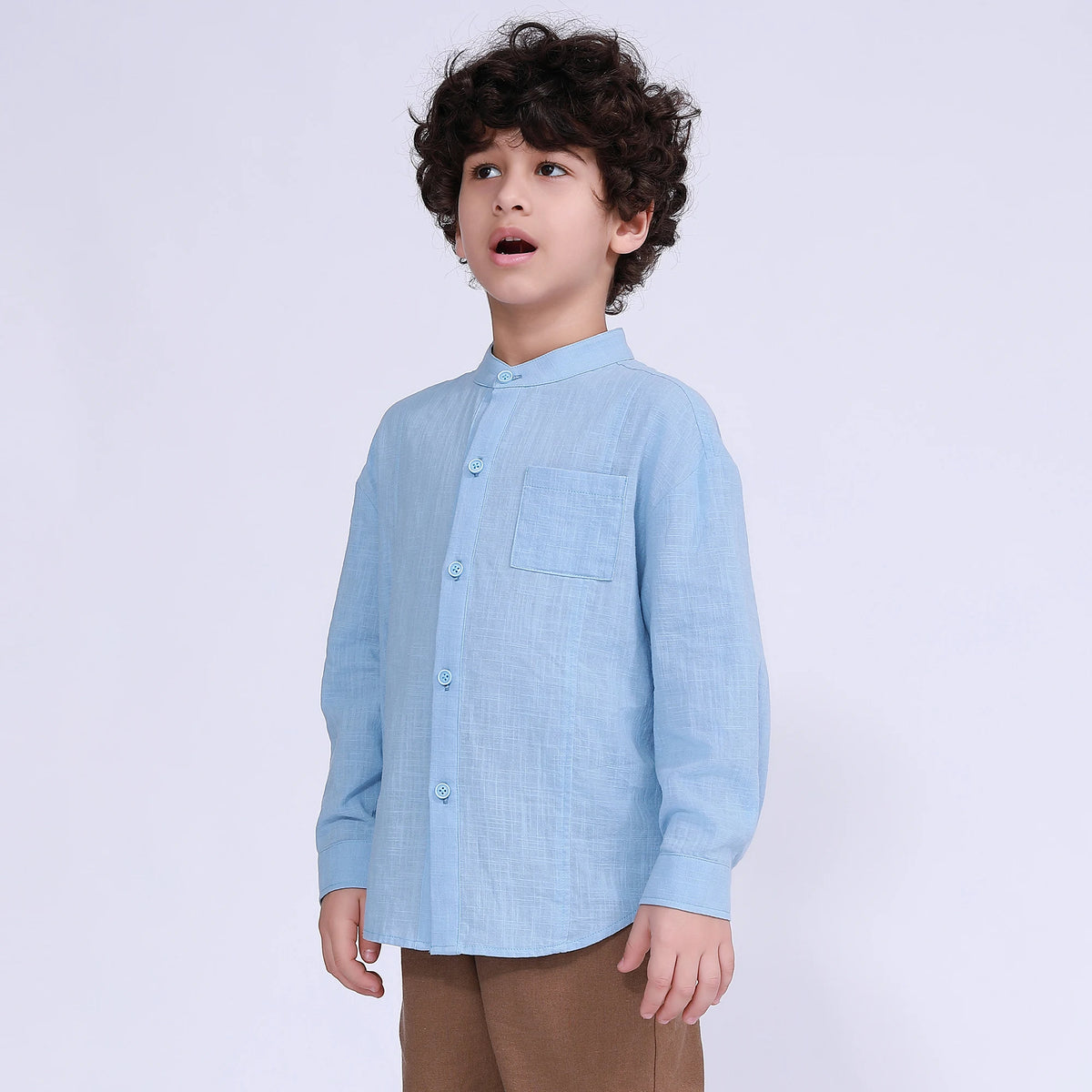 Solid Shirt for Boys Image