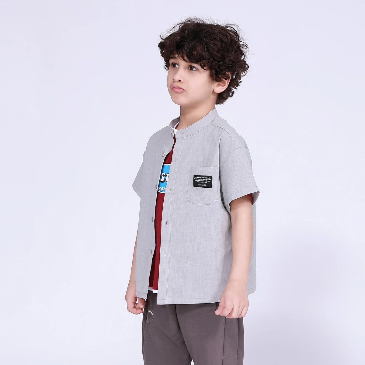 Badge Shirt for Boys Image