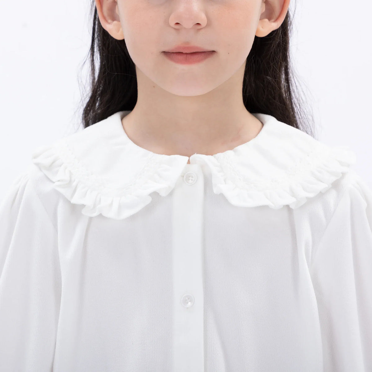 Casual Embroidery Shirt for Girls Image