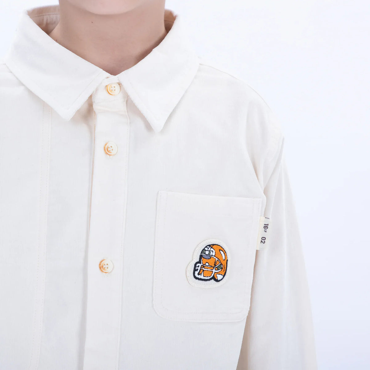 Casual Badge Shirt for Boys Image