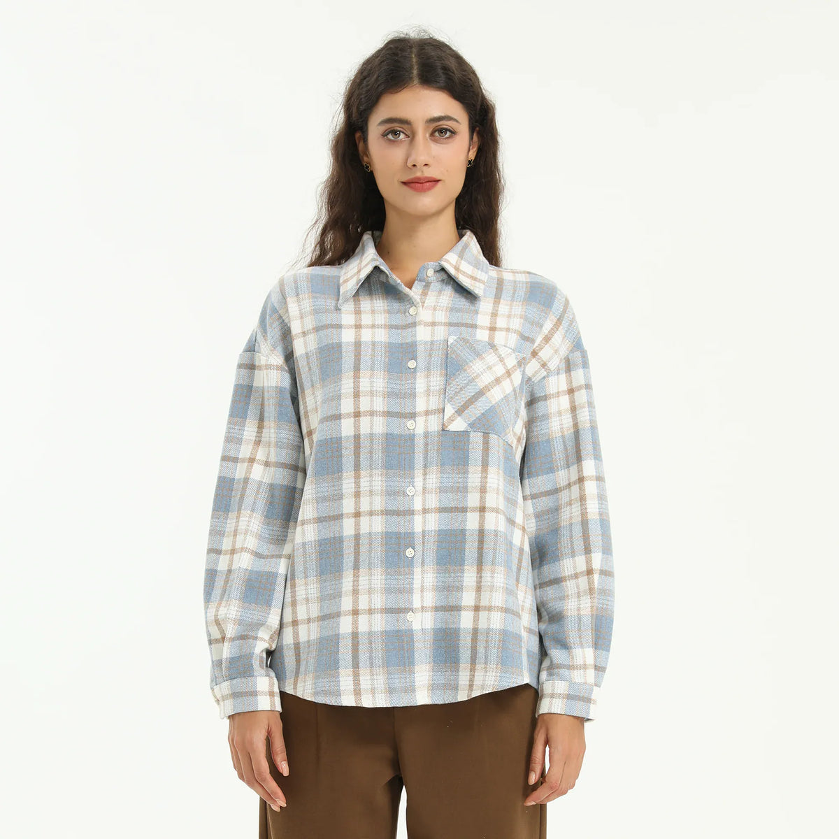 Elegant Checked Shirt for Women Image