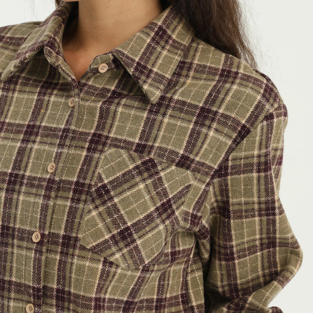 Elegant Checked Shirt for Women Image