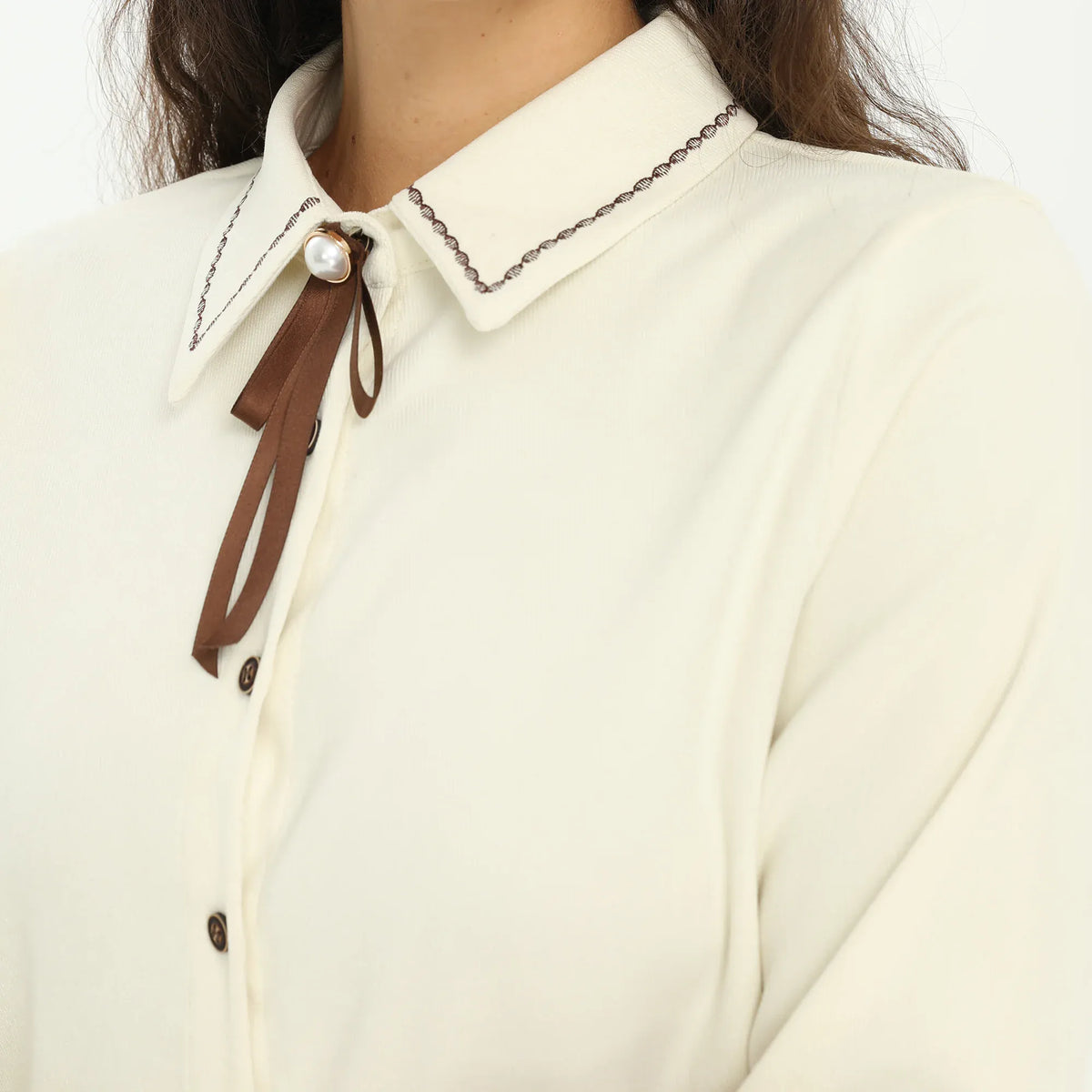 Elegant Embroidery Shirt for Women Image