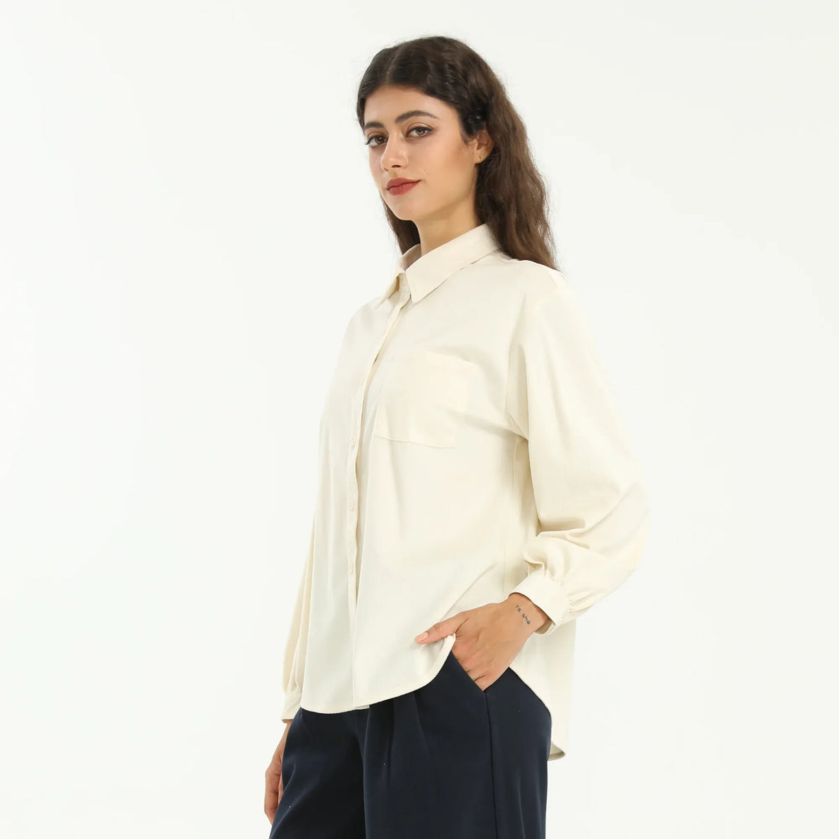 Elegant Plain Shirt for Women Image