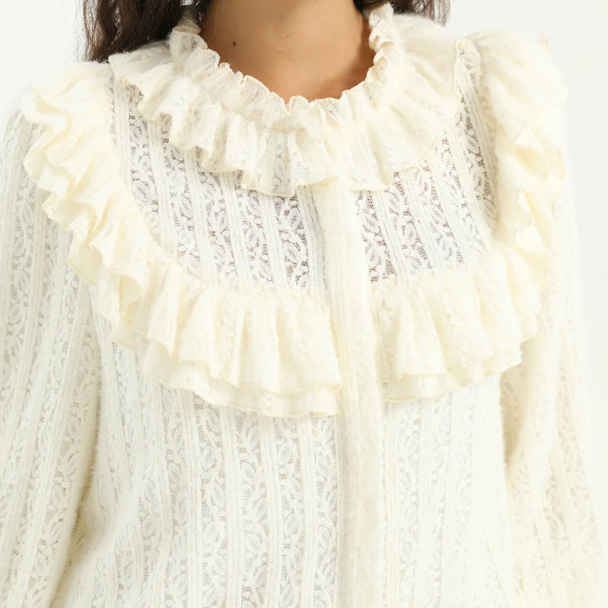 Elegant Jacquard Shirt for Women Image