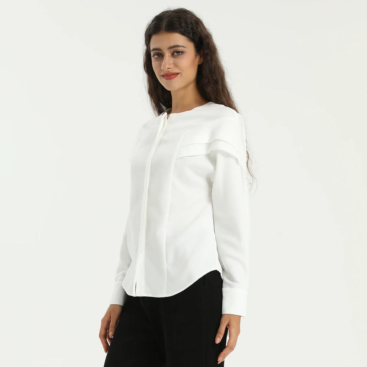 Elegant Plain Shirt for Women Image