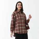Elegant Checked Shirt for Women Image