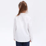 Embroidery Uniform Shirt for Girls Image