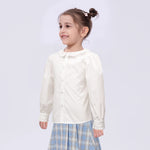 Embroidery Uniform Shirt for Girls Image