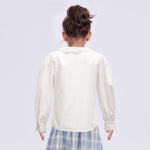 Embroidery Uniform Shirt for Girls Image